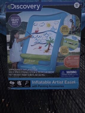 New Discovery Inflatable Artist Easel